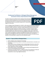 PC Biowaste Management Exam Content Study Guide 2nd Edition 2021