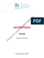 Extrait de Cours 2nde Mathmatiques