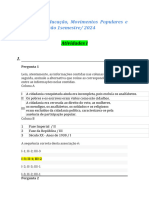 Todas ATIVIDADES Educação, Movimentos Populares e Transformação