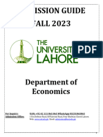 Depart of Economics 1