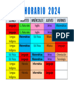 Horario Definitivo 2024