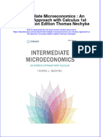 Free Download Intermediate Microeconomics An Intuitive Approach With Calculus 1St Emea Edition Edition Thomas Nechyba Full Chapter PDF