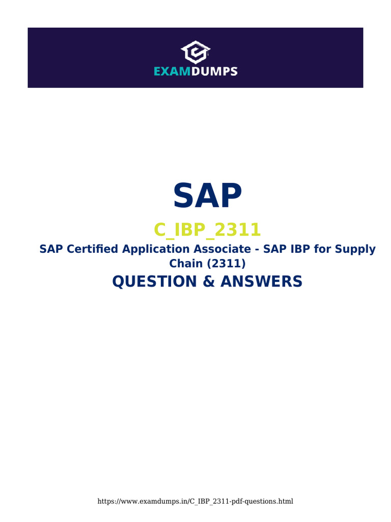 C_IBP_2311 Exam Questions and Answers | PDF | Microsoft Excel | Library ...