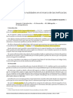 Nulidades e Ineficaciones Contractuales