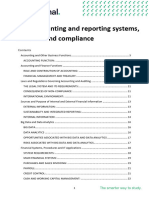 BT - Accounting and Reporting Systems, Controls and Compliance