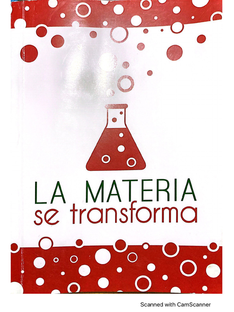 La materia se transforma pdf