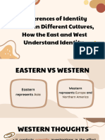Differences of Identity Between Different Cultures, How The East and West Understand Identity.