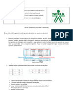 Taller Matrices y Vectores Sena