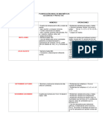 Planificación Anual de Matemáticas