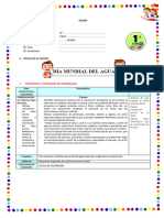 Miercoles A - Sesión - Dia Mundial Del Agua