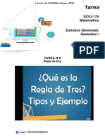 TAREA N°8 Regla de Tres