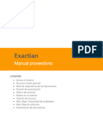 Exactian - Manual Del Proveedor 2024