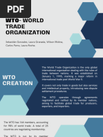 Wto - World Trade Organization