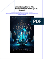 Free Download To Free The Rising Storm The Reemergence Chronicles Book 1 C N Maxwell Full Chapter PDF