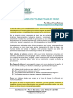 2.2 Como Reducir Costos en Epocas de Crisis - Lectura