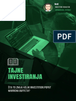 Tajne Investiranja Finansijski Putokaz