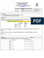 Avaliação de Rec. 1 9 Ano