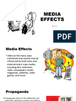 Mass Media Effects