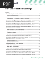 FR - Consolidation Workings