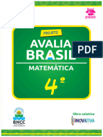 4º Ano SAEB Matemática Projeto Avalia Brasil Bloco 01 Manual Do