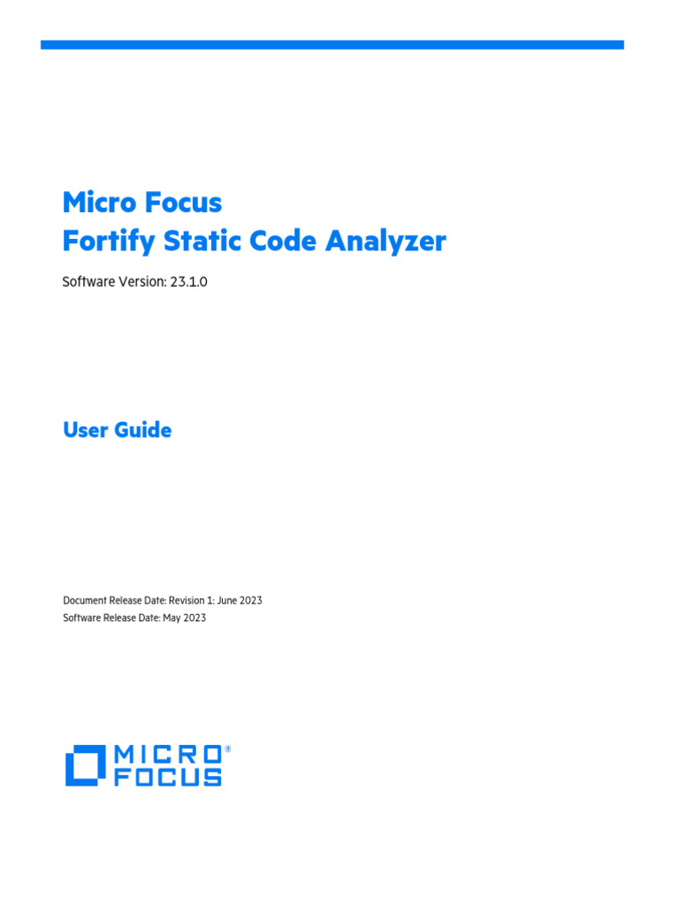 SCA Guide 23.1.0 | PDF | Java (Programming Language) | Command Line ...
