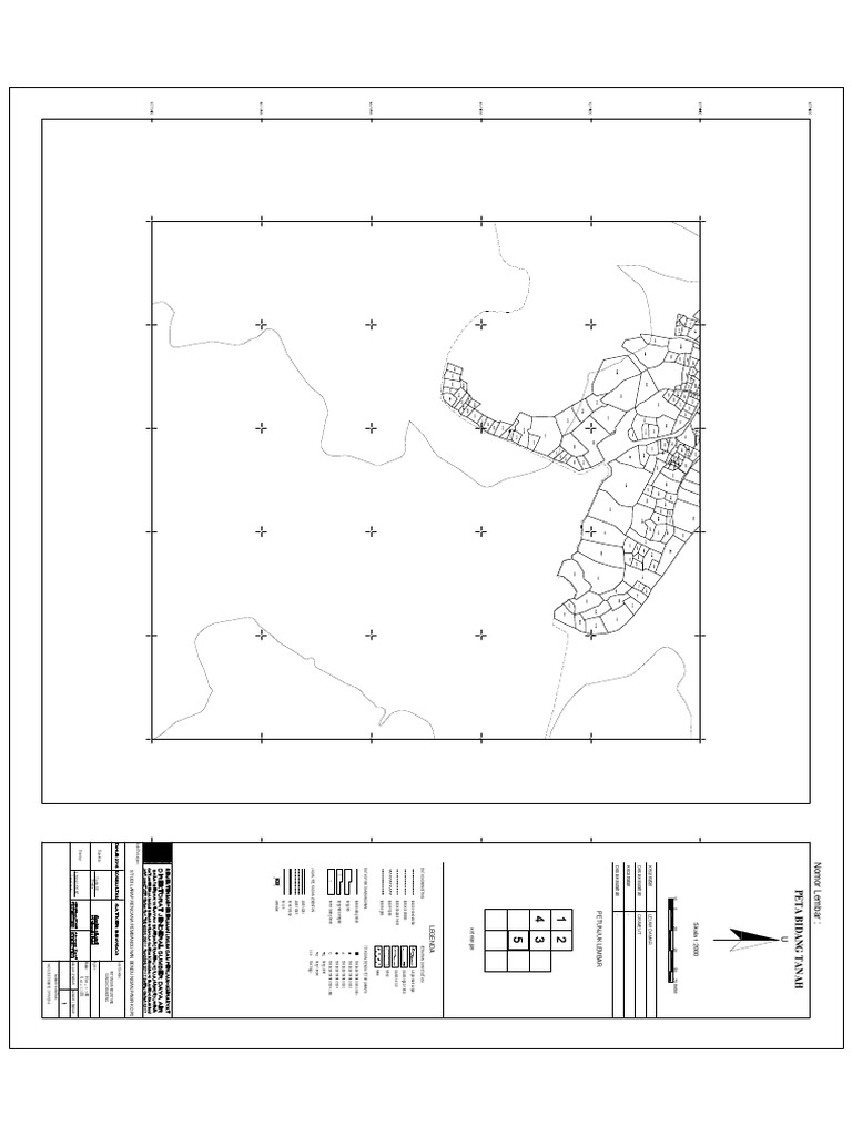 Peta Bidang - Desa Cisimeut-Plot5 | PDF