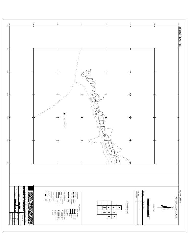 Peta Bidang Tanah Banten 1:2000 | PDF