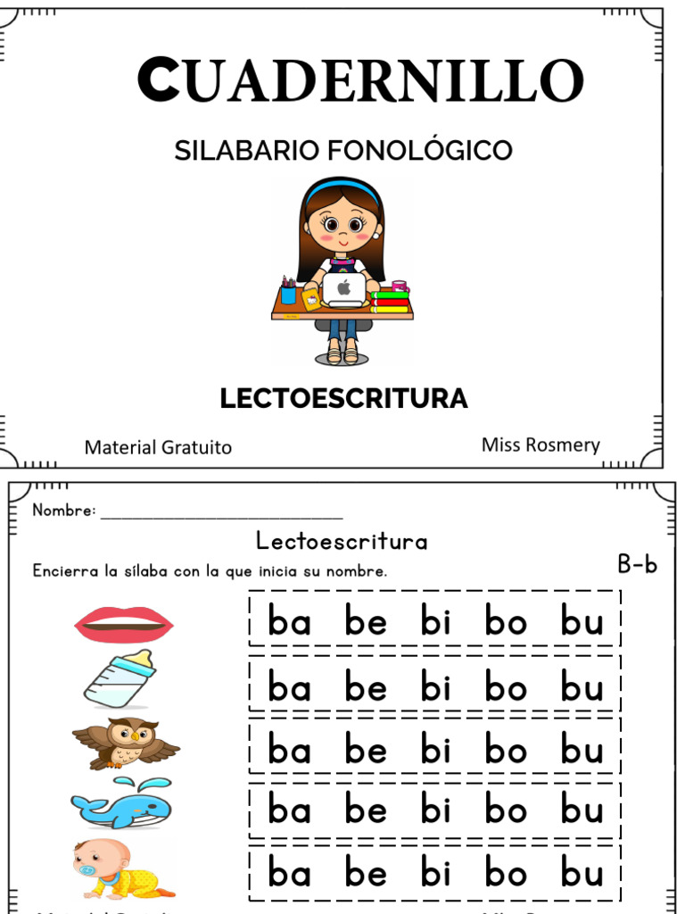 Silabario Fonológico para Primer Grado | PDF | Fonología | Fonética