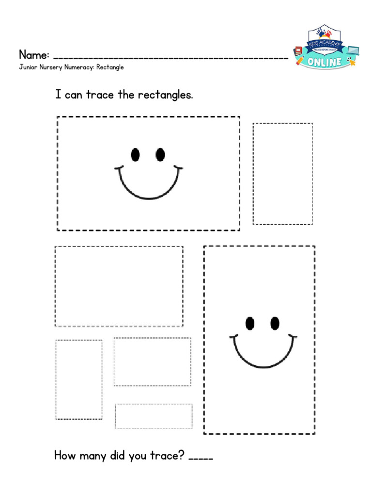 1QM4 Tracing Rectangles | PDF