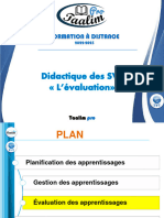 Didactique Evaluation SVT 2023