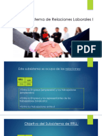 Subsistema de Relaciones Laborales I