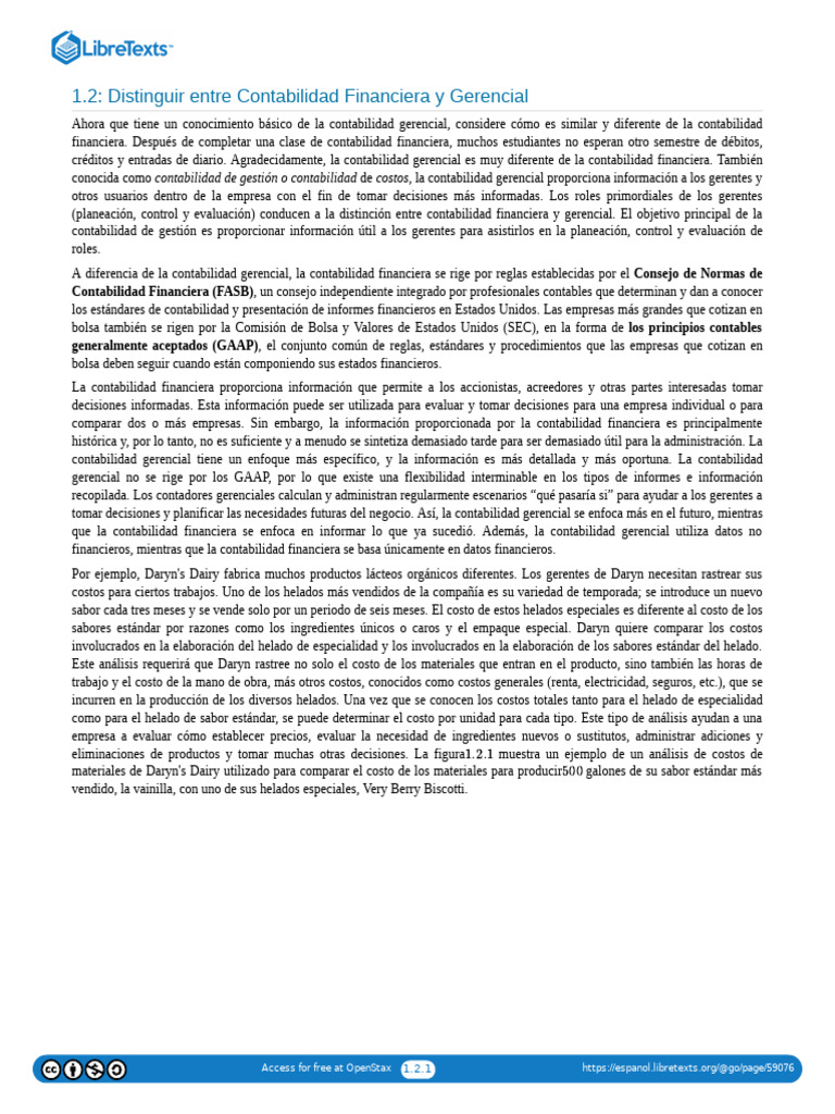 1 LECTURA Distinguir Entre Contabilidad Financiera y Gerencial | PDF ...