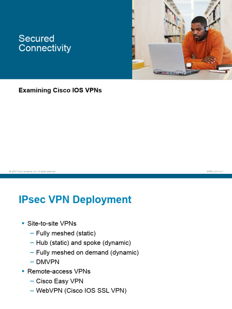 SECS04L02 - Examining Cisco IOS VPNs | PDF | Virtual Private Network ...