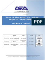 ISA-HSE-PL-002 - Plan de Seguridad, Salud en El Trabajo y Medio Ambiente