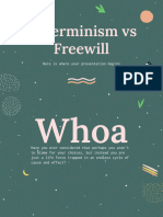 Determinism Vs Freewill