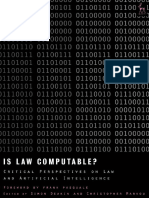 Deakin, Simon y Markou, Christopher (Editores) - Is Law Computable - Critical Perspectives On Law and Artificial Intelligence-Hart Pu