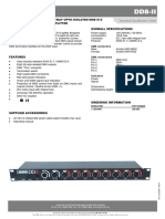 DD8-II Technical Specification Sheet