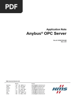 Application Note Anybus OPC Server 3 01