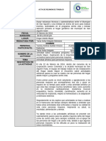 Acta 22 de febrero actividad fisica