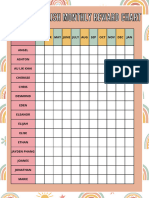 MDM Effa English Class Reward Chart 2024