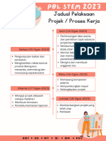 Six Step Process Timeline A4 Document