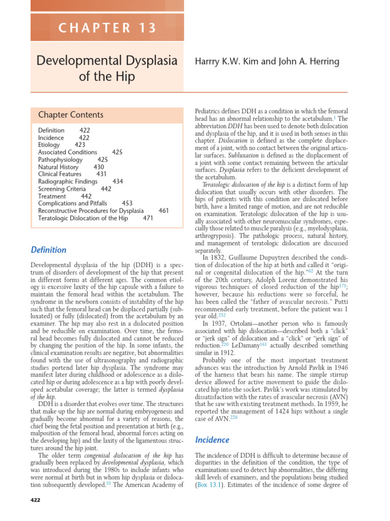 DDH 1 | PDF | Hip | Musculoskeletal System