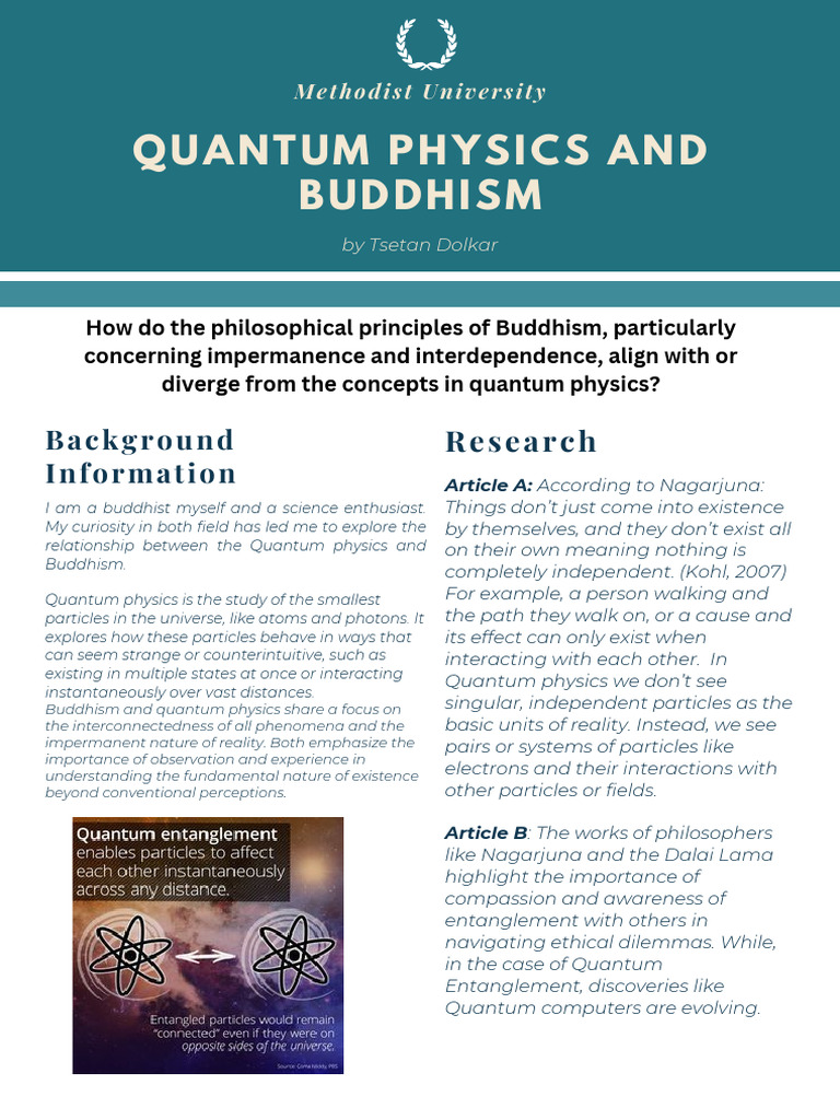 Quantum Physics and Buddhism Insights | PDF | Quantum Mechanics | Physics