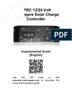 EPRC10-EC 12/24 Volt 10 Ampere Solar Charge Controller