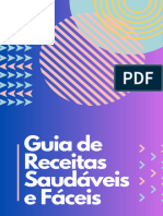 Um Guia de Receitas Saudavéis e Fáceis 1.1