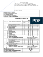 Organização Curricular Seg. Do Trabalho