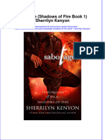 Free Download Sabotage Shadows of Fire Book 1 Sherrilyn Kenyon Full Chapter PDF