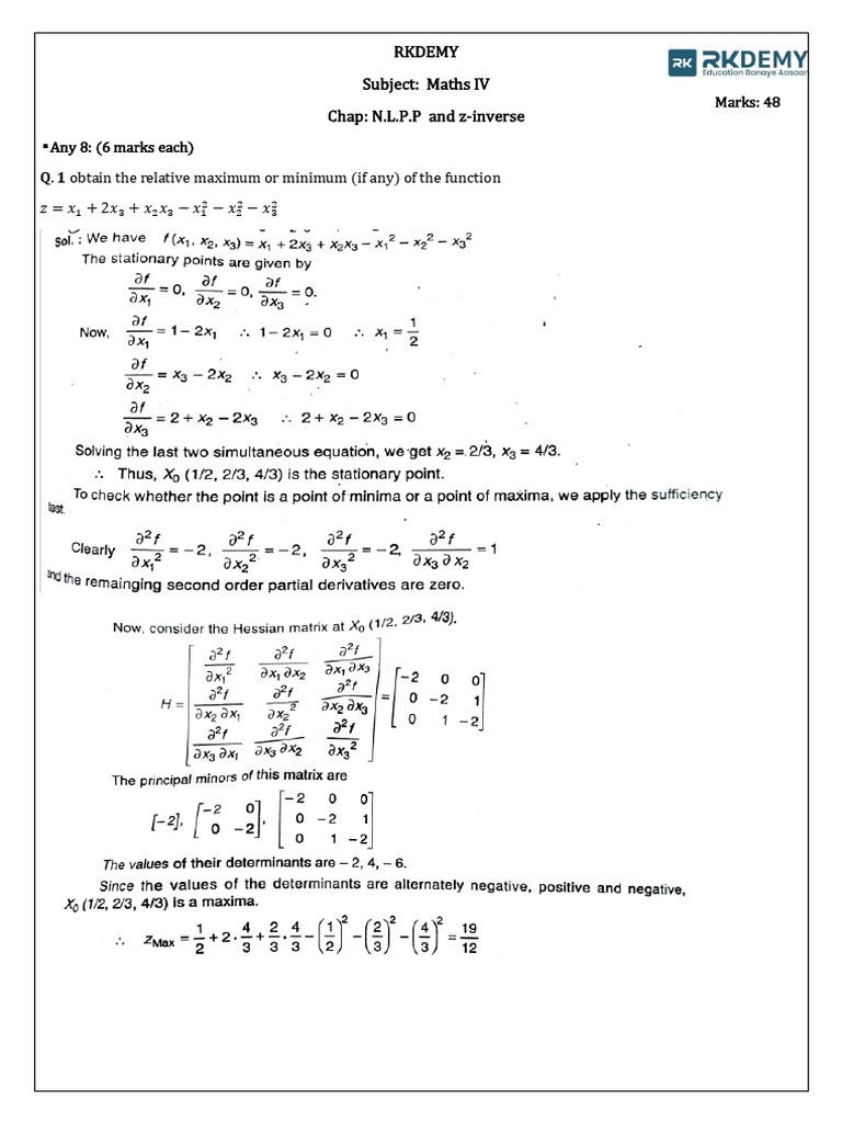 N.L.P.P - Z Inverse AP | PDF