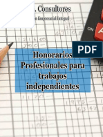 J.G. Consultores: Honorarios Profesionales para Trabajos Independientes