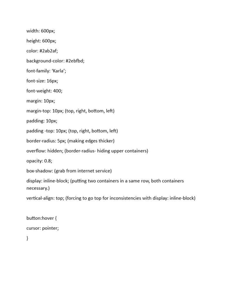 CSS Styling for Web Designers | PDF